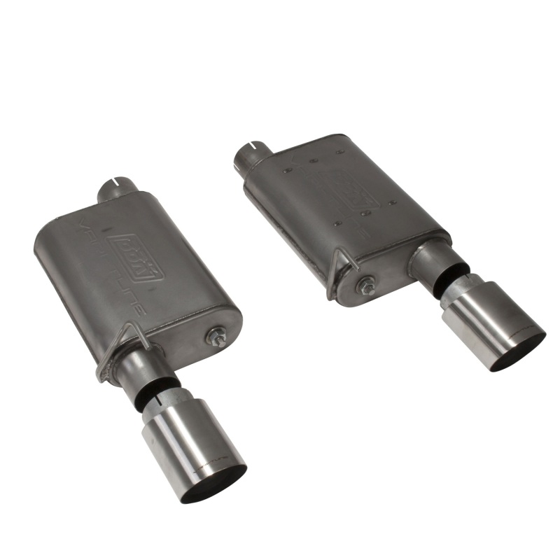 Ford Mustang Performance Exhaust - Rear - BBK - Varitune Axle Back - Stainless Steel - `05-`10