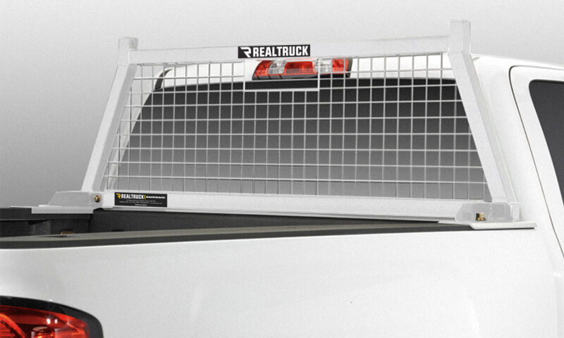 GMC Sierra 1500 Safety Headache Rack - BackRack - Safety Rack Frame - White - `07-`18