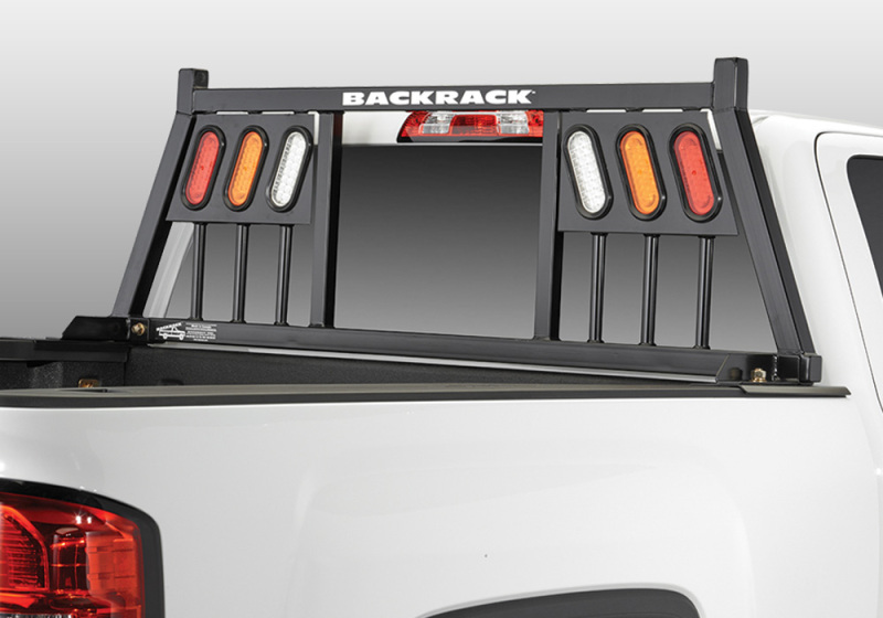 Nissan Titan Headache Rack - BackRack - Three Light - Black - `04-`24 Nissan Titan Headache Rack - BackRack - Three Light - Black - `04-`24
