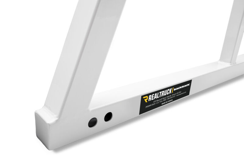 GMC Sierra Headache Rack - BackRack - Open - White - `07-`22