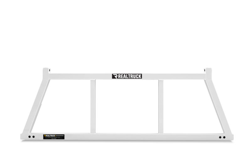 GMC Sierra Headache Rack - BackRack - Open - White - `07-`22
