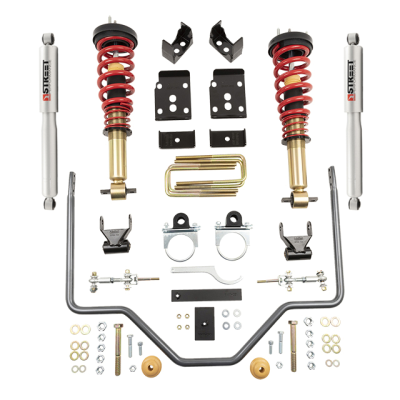 Ford F-150 Coilover Suspension Kit - Front + Rear - Belltech - Height Adjustable + Rear Sway Bar - `15-`20