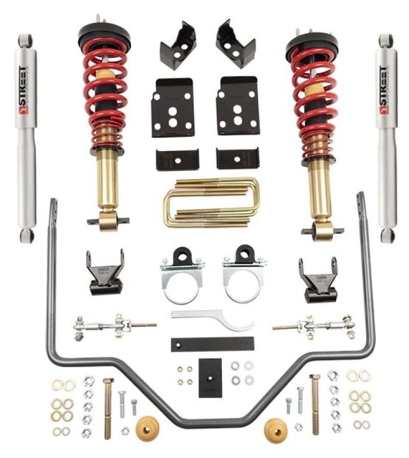 Ford F-150 Coilover Suspension Kit - Front + Rear - Belltech - Height Adjustable + Rear Sway Bar - `15-`20