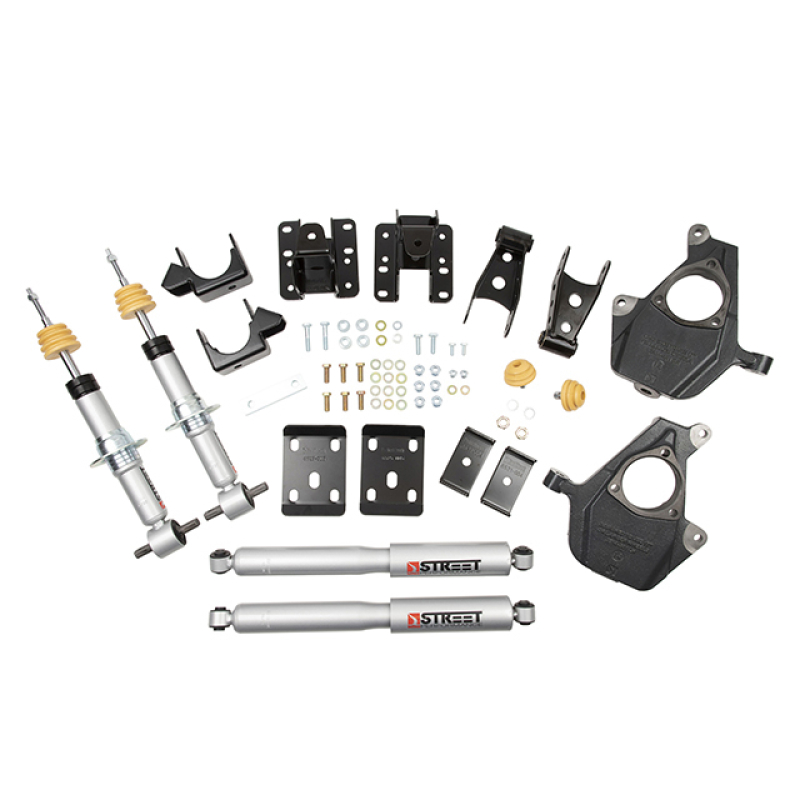GMC Sierra Coilover Suspension Kit - Front + Rear - Belltech - Street Performance - `16-`18