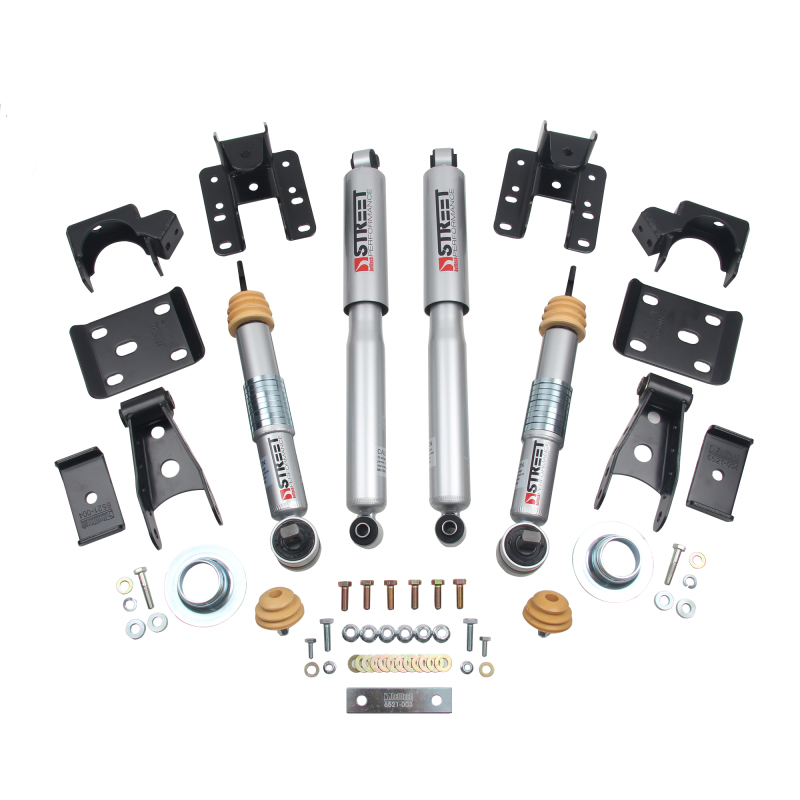 GMC Sierra Coilover Suspension Kit - Front + Rear - Belltech - Street Performance - `16-`18