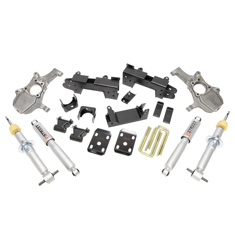 GMC Sierra 1500 Coilover Suspension Kit - Front + Rear - Belltech - Street Performance - `19-`24