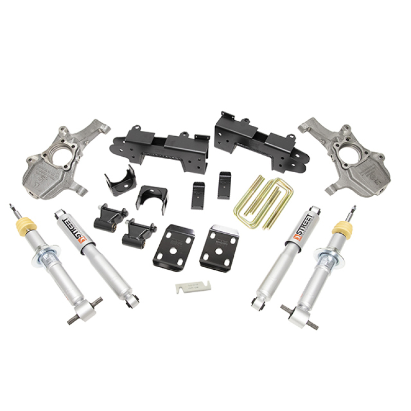 GMC Sierra 1500 Coilover Suspension Kit - Front + Rear - Belltech - Street Performance - `19-`24