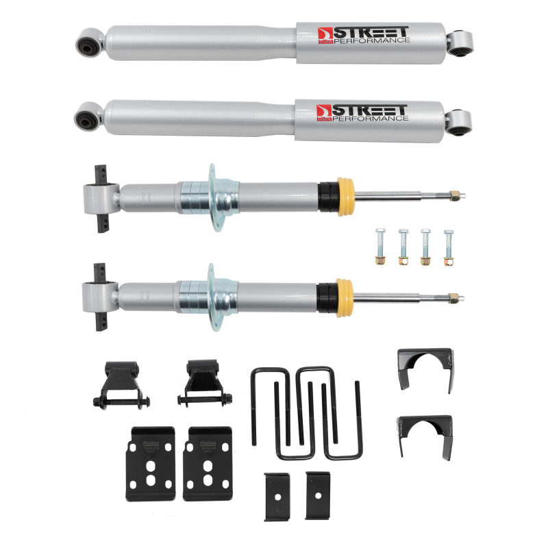 Ford F-150 Lowering Kit - Front + Rear - Belltech - Street Performance, Front 1in to 3.5in Drop, Rear 7.5in Drop - `21-`27