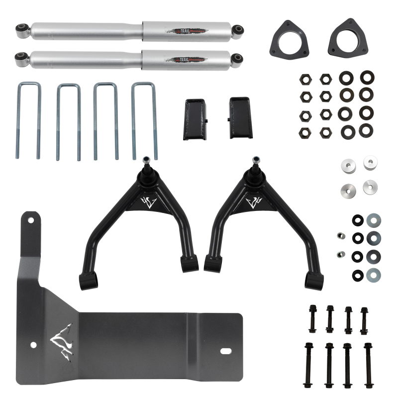 GMC Sierra Suspension Lift Kit - Belltech - 4in Suspension Lift Kit w/ Shocks - `14-`16