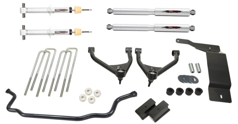 Chevrolet Silverado 1500 Suspension Lift Kit - Front + Rear - Belltech - Trail Performance with Front Sway Bar - `07-`13