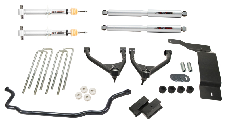 GMC Sierra 1500 Suspension Lift Kit - Front + Rear - Belltech - Trail Performance with Front Sway Bar - `07-`13 GMC Sierra 1500 Suspension Lift Kit - Front + Rear - Belltech - Trail Performance with Front Sway Bar - `07-`13