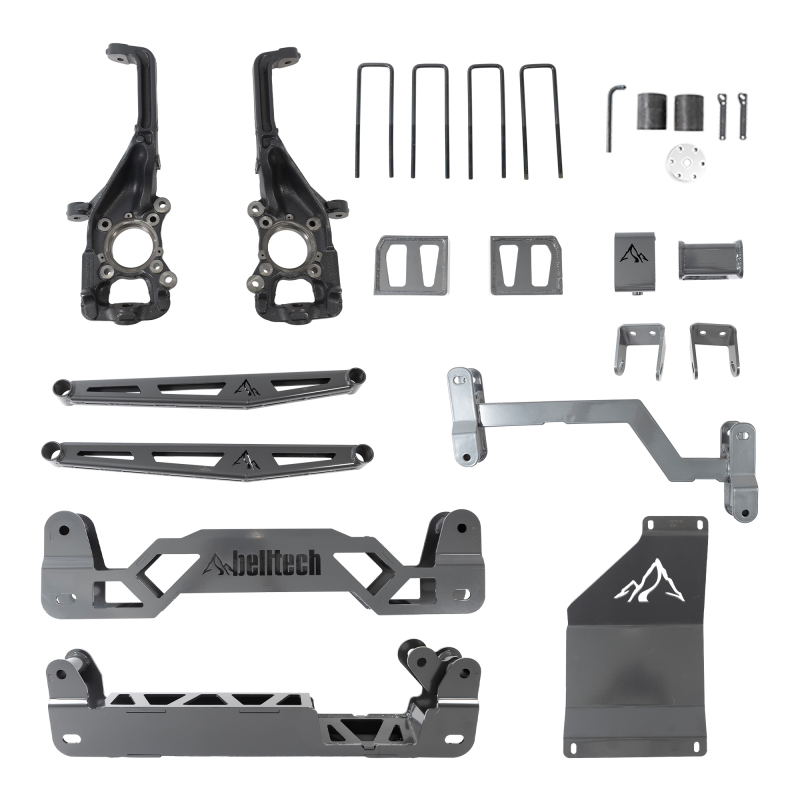 Ford F-150 Suspension Lift Kit - Front + Rear - Belltech - 6in Lift with Rear Trail Performance Shocks - `15-`20