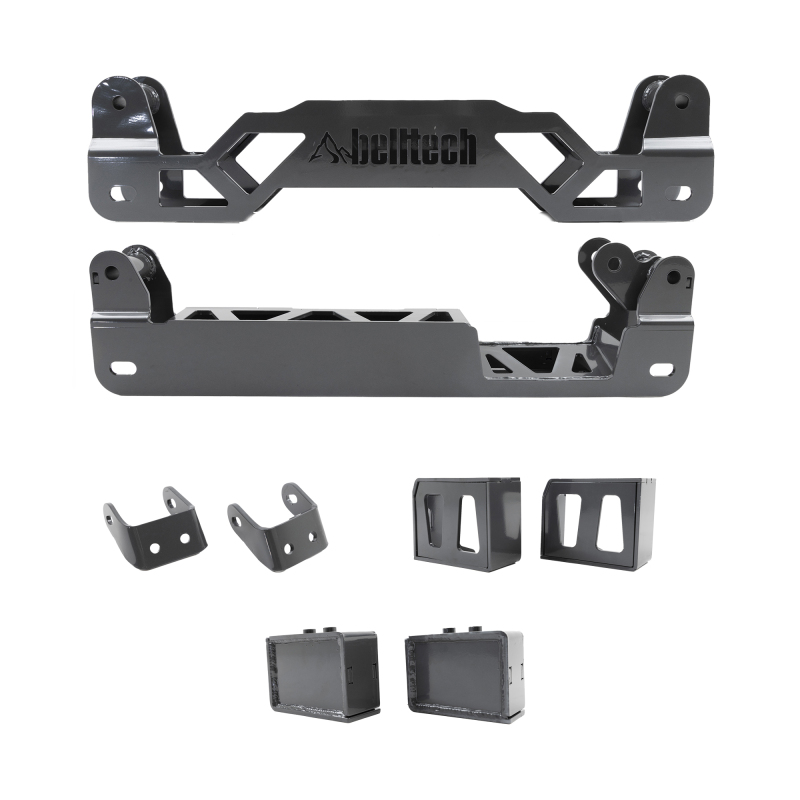 Ford F-150 Suspension Lift Kit - Front + Rear - Belltech - Trail Performance Coilovers & Shocks - `15-`20