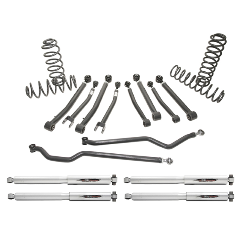Jeep Wrangler Rubicon JL Suspension Lift Kit - Front + Rear - Belltech - Trail Performance Shocks - `18-`24