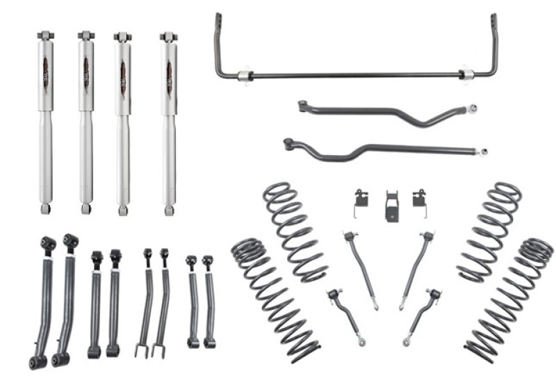 Jeep Wrangler Rubicon JL Suspension Lift Kit - Front + Rear - Belltech - Trail Performance - `18-`24