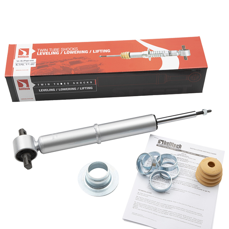 GMC Sierra 1500 Coilover Suspension Kit - Front - Belltech - Street Performance Lowering - `19-`24