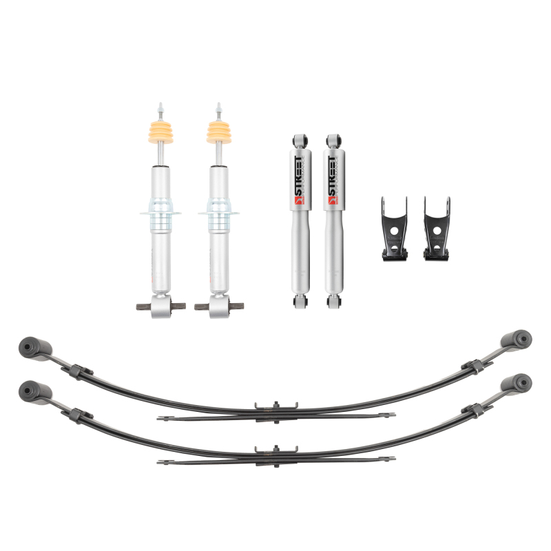 GMC Sierra 1500 Coilover Suspension Kit - Front + Rear - Belltech - Street Performance Struts - `19-`24