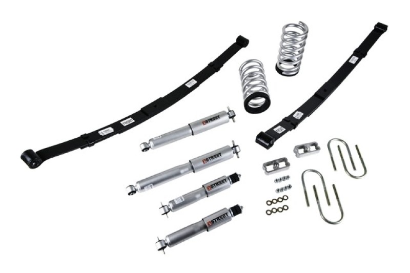 Chevrolet S10 Suspension Lowering Kit - Front + Rear - Belltech - Street Performance Shocks - `94-`04