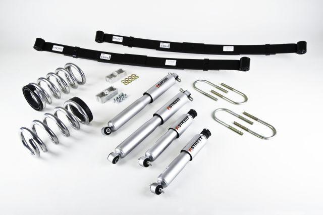 GMC Jimmy Suspension Lowering Kit - Front + Rear - Belltech - Street Performance Shocks - `98-`03