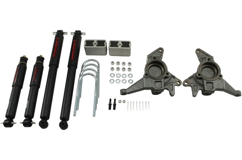 GMC Jimmy Lowering Kit - Front + Rear - Belltech - Nitro Drop 2 Shocks - `98-`03 GMC Jimmy Lowering Kit - Front + Rear - Belltech - Nitro Drop 2 Shocks - `98-`03