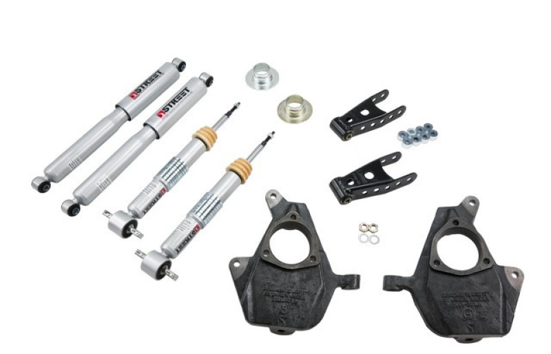 Chevrolet Silverado Suspension Lowering Kit - Front + Rear - Belltech - SP Shocks - `07-`13