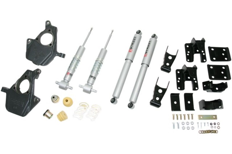 GMC Sierra Coilover Suspension Kit - Front + Rear - Belltech - SP Shocks - `07-`13