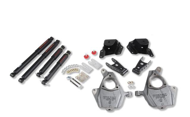 Chevrolet Sierra Lowering Kit - Front + Rear - Belltech - ND2 Shocks - `99-`06