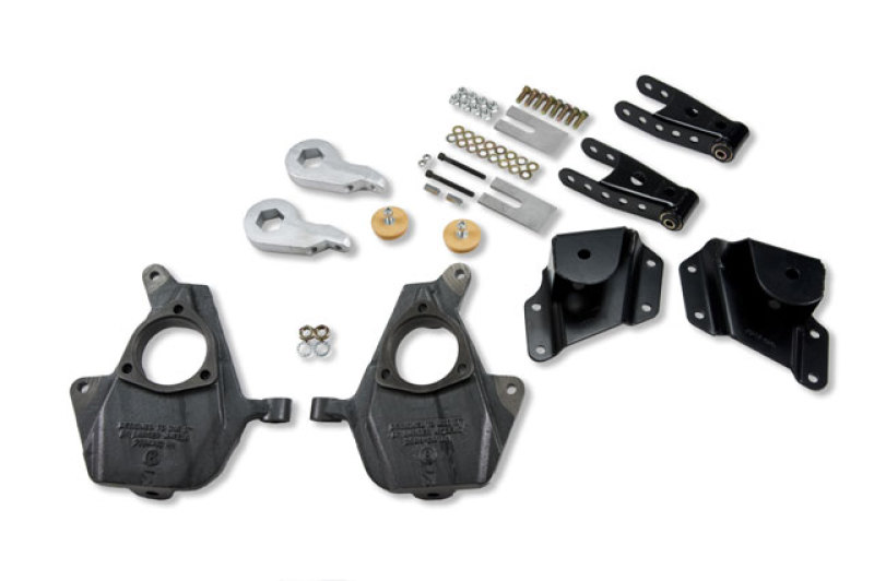 Chevrolet Silverado Lowering Kit - Front + Rear - Belltech - Complete Kit W/O Shocks - `05-`06