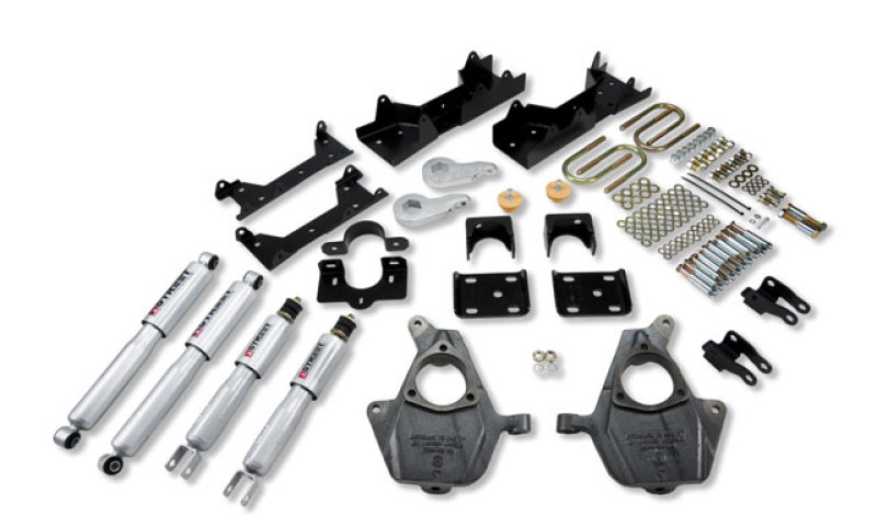 Chevrolet Silverado Coilover Suspension Kit - Front + Rear - Belltech - Lowering Kit w SP Shocks - `05-`06