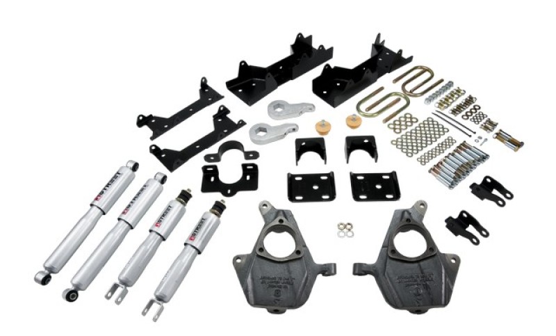 Chevrolet Silverado Coilover Suspension Kit - Front + Rear - Belltech - Lowering Kit w SP Shocks - `05-`06