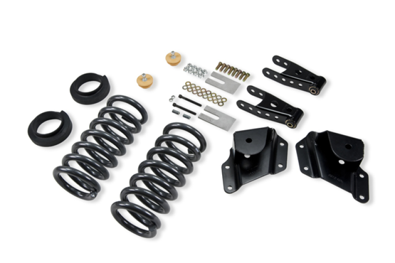 Chevrolet Sierra Suspension Lowering Kit - Front + Rear - Belltech - Complete Kit W/O Shocks - `99-`06