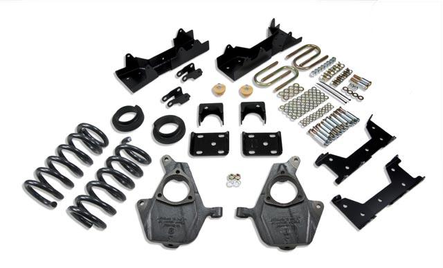 Chevrolet Silverado Lowering Kit - Front + Rear - Belltech - Complete Kit W/O Shocks - `99-`00