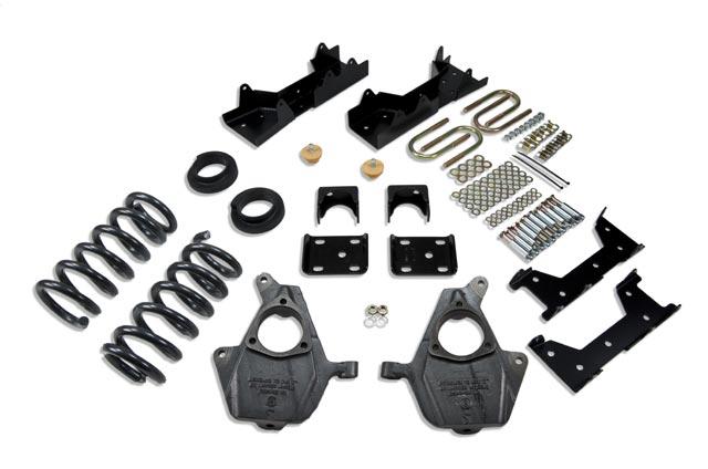 Chevrolet Silverado Coilover Suspension Kit - Front + Rear - Belltech - Lowering Kit w/o Shocks - `01-`06