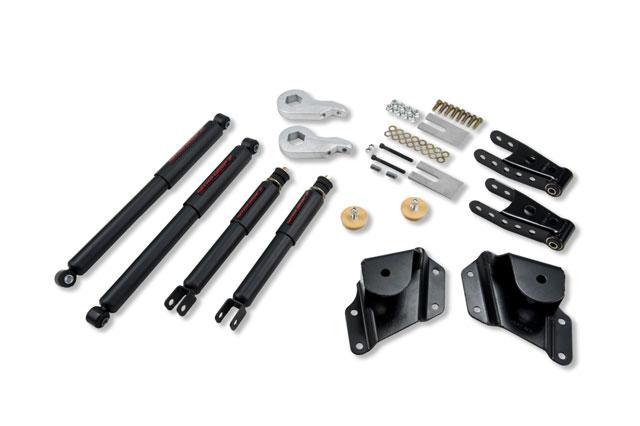Chevrolet Silverado Coilover Suspension Kit - Front + Rear - Belltech - Nitro Drop II Shocks - `01-`06
