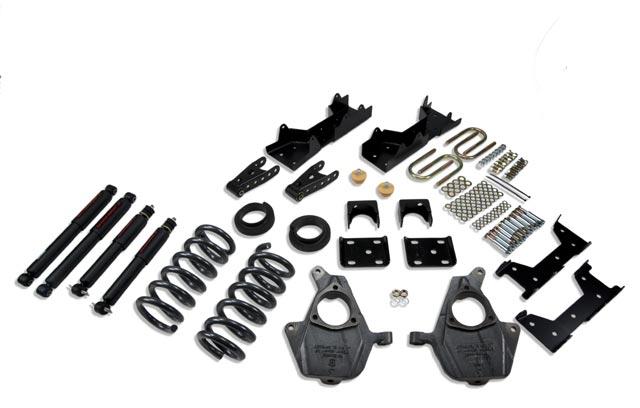 Chevrolet Silverado Coilover Suspension Kit - Front + Rear - Belltech - Nitro Drop II Shocks - `01-`06