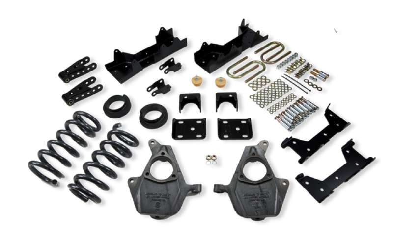 Chevrolet Silverado Coilover Suspension Kit - Front + Rear - Belltech - Complete Kit W/O Shocks - `99-`00