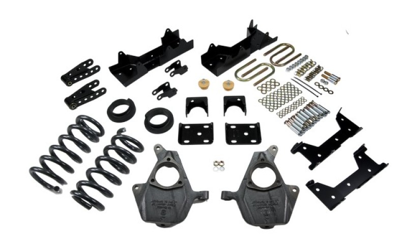 Chevrolet Silverado Coilover Suspension Kit - Front + Rear - Belltech - Complete Kit W/O Shocks - `99-`00