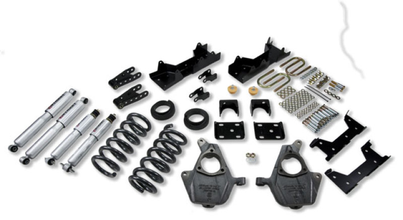 Chevrolet Silverado Coilover Suspension Kit - Front + Rear - Belltech - SP Shocks - `99-`00