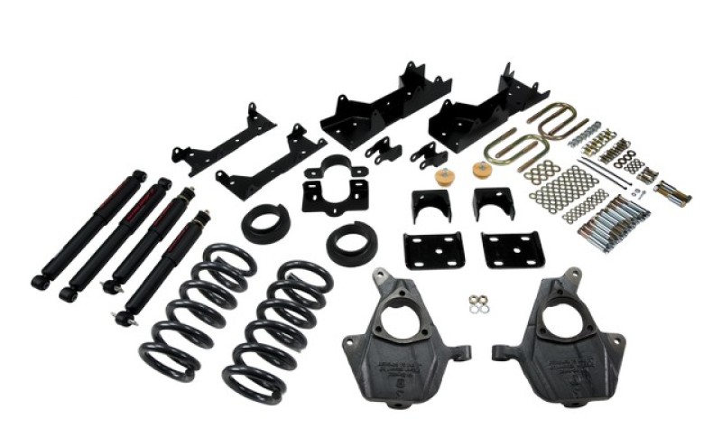 Chevrolet Sierra Lowering Kit - Front + Rear - Belltech - Nitro Drop 2 Shocks - `01-`06 Chevrolet Sierra Lowering Kit - Front + Rear - Belltech - Nitro Drop 2 Shocks - `01-`06