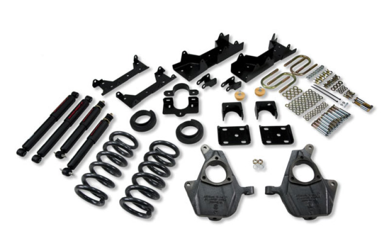 Chevrolet Sierra Lowering Kit - Front + Rear - Belltech - Nitro Drop 2 Shocks - `01-`06