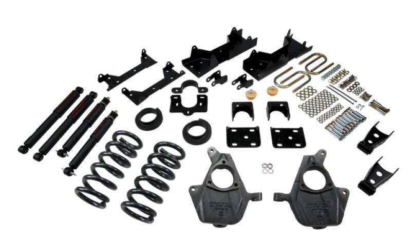 Chevrolet Silverado Coilover Suspension Kit - Front + Rear - Belltech - Nitro Drop 2 - `01-`06