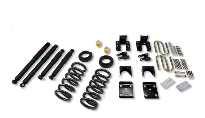 GMC Sierra Coilover Suspension Kit - Front + Rear - Belltech - Nitro Drop 2 Shocks - `04-`06