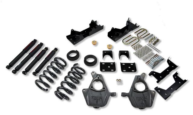 Chevrolet Silverado Coilover Suspension Kit - Front + Rear - Belltech - Nitro Drop 2 - `04-`06