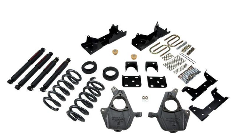 Chevrolet Silverado Coilover Suspension Kit - Front + Rear - Belltech - Nitro Drop 2 - `04-`06