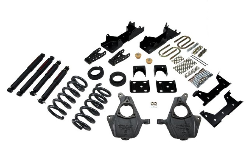 Chevrolet Silverado Coilover Suspension Kit - Front + Rear - Belltech - Lowering Kit with ND2 Shocks - `04-`06 Chevrolet Silverado Coilover Suspension Kit - Front + Rear - Belltech - Lowering Kit with ND2 Shocks - `04-`06