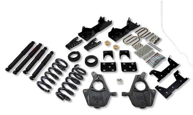 GMC Sierra Coilover Suspension Kit - Front + Rear - Belltech - Lowering Kit with ND2 Shocks - `04-`06