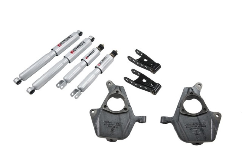GMC Sierra Denali Coilover Suspension Kit - Front + Rear - Belltech - Street Performance Shocks - `01-`04