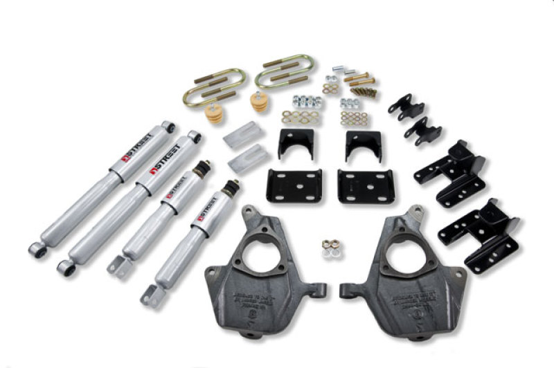GMC Sierra Denali Coilover Suspension Kit - Front + Rear - Belltech - Street Performance - `04-`06
