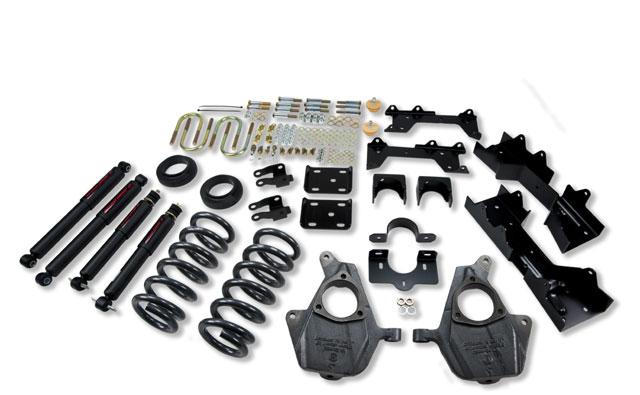 Chevrolet Sierra Lowering Kit - Front + Rear - Belltech - ND2 Shocks - `99-`00