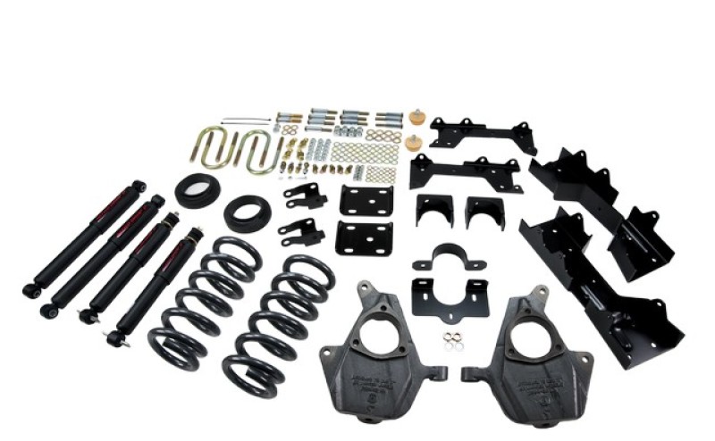 Chevrolet Sierra Lowering Kit - Front + Rear - Belltech - ND2 Shocks - `99-`00